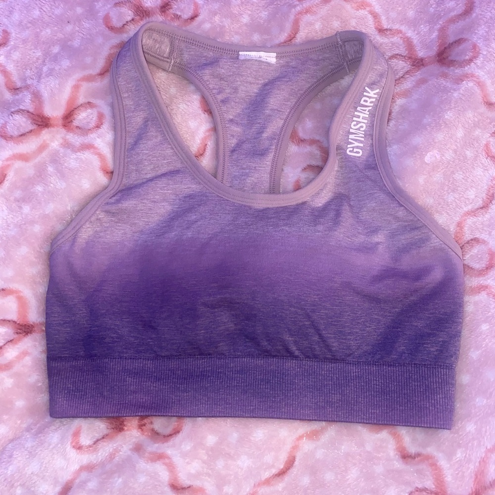 Purple Gymshark sports bra💜